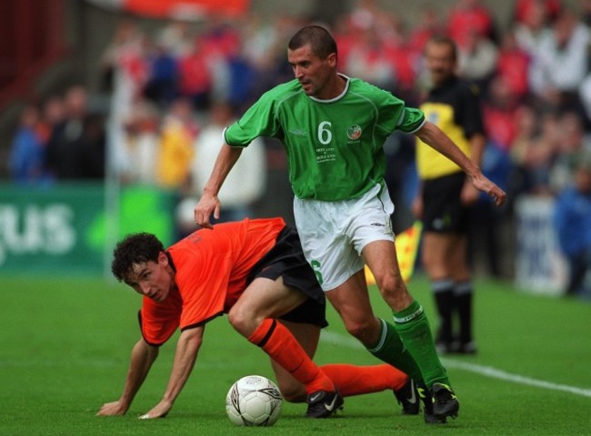 Mark Van Bommel and Roy Keane