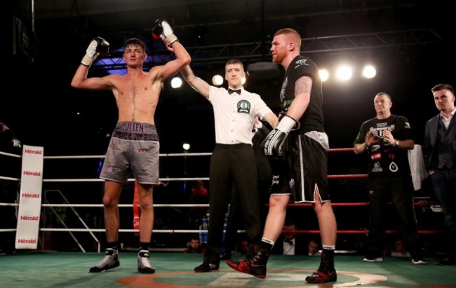 Jack Cullen celebrates winning