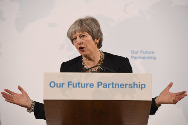The Prime Minister Delivers Speech On Britain's Economic Future With The EU