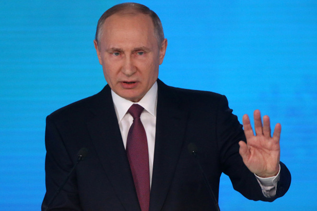 Vladimir Putin Makes Annual State To The Nation Address