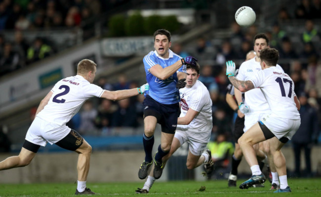 Bernard Brogan with Peter Kelly and David Slattery