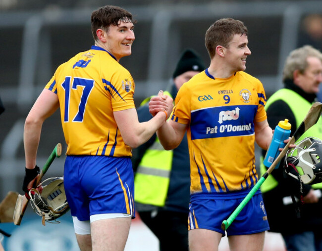 David Fitzgerald and Tony Kelly celebrate