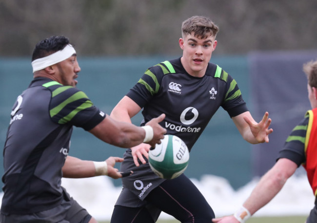 Bundee Aki and Garry Ringrose