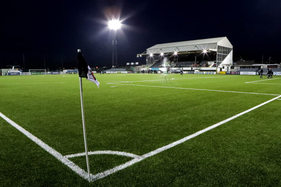 A view of Oriel Park ahead of the match