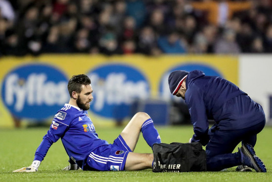 Mark McNulty receives treatment