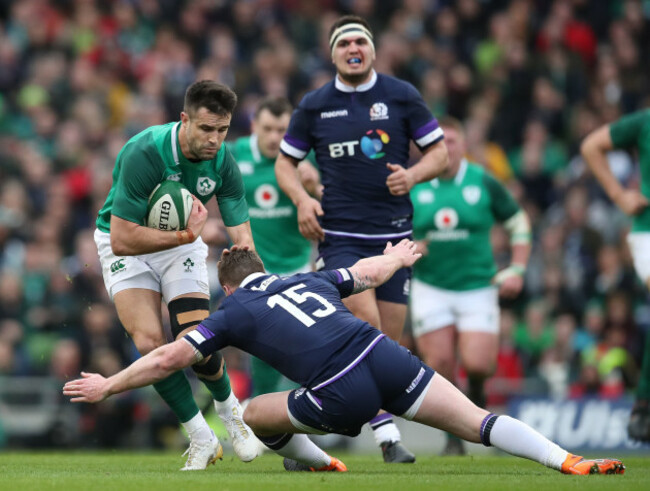 Conor Murray and Stuart Hogg