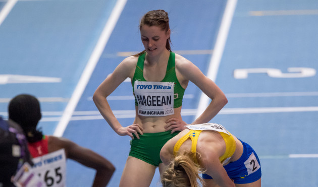 Ciara Mageean dejected after finishing in 7th place