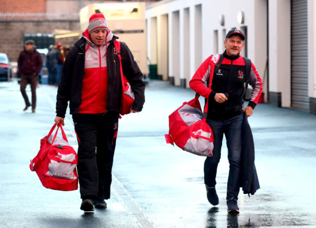 Jono Gibbes and Les Kiss arrive