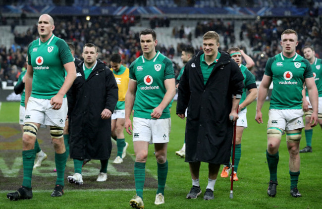 Devin Toner, Jonathan Sexton and Josh van der Flier