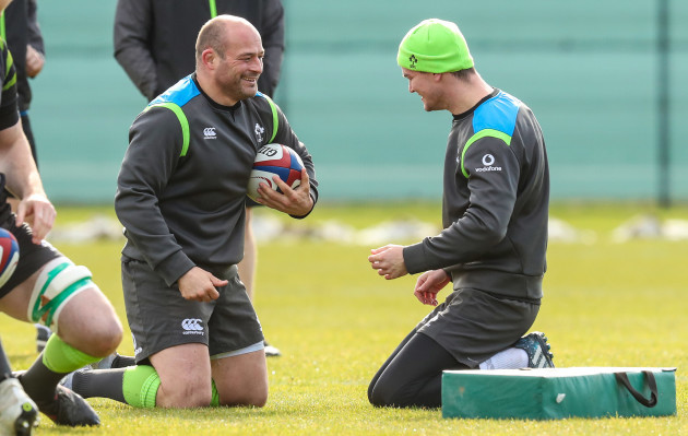 Rory Best and Johnny Sexton