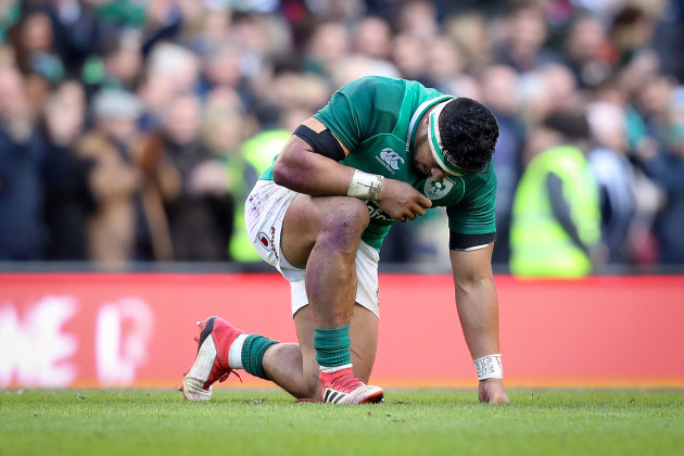Bundee Aki after the game