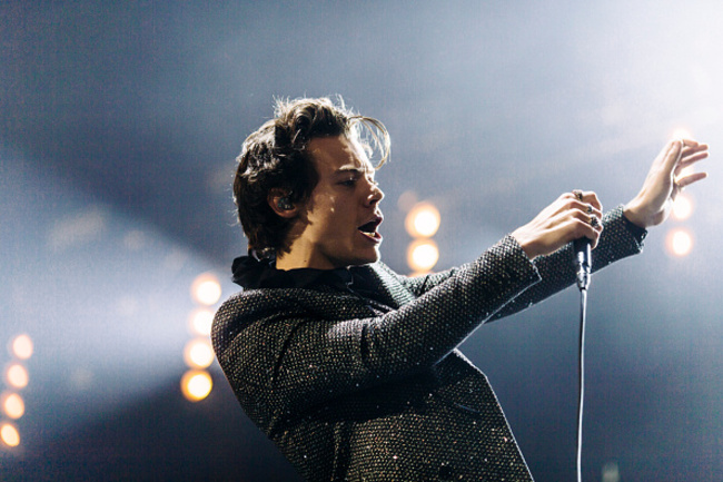 Harry Styles Performs On His European Tour At AccorHotels Arena, Paris