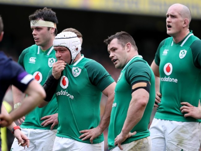 James Ryan, Rory Best, Cian Healy anf Devin Toner