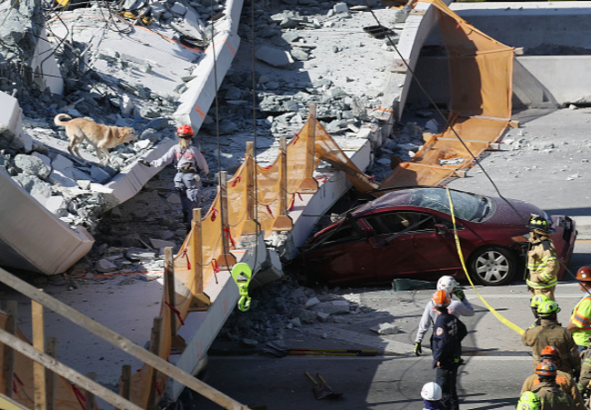 Multiple Fatalities Reported After Collapse Of Pedestrian Bridge In Miami