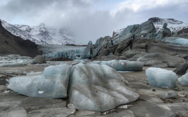 Foregrouund Interest  - Glacier In Iceland