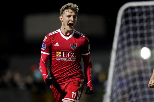 Kieran Sadlier celebrates after scoring a penalty