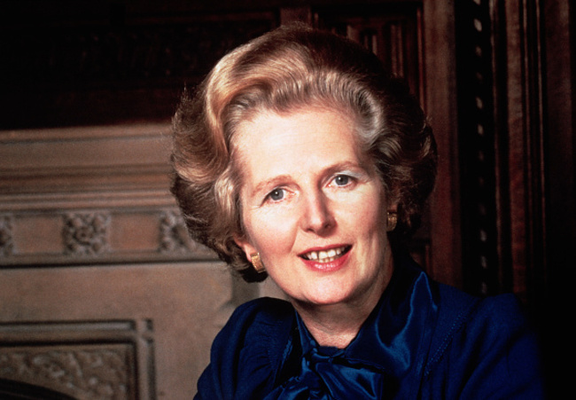 Prime Minister Margaret Thatcher