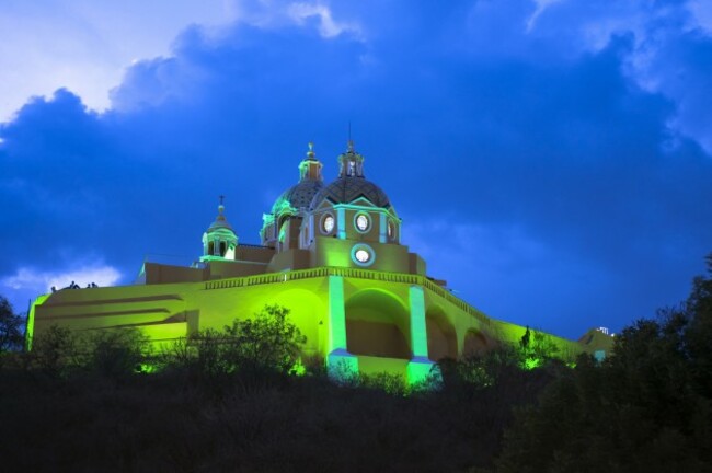 IGLESIA DE NUESTRA SEÑORA DE LOS REMEDIOS IN CHOLULA, MEXICO, J