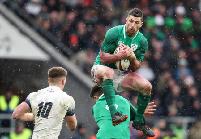 Rob Kearney with Owen Farrell