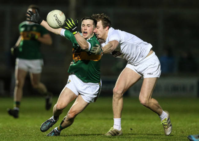 Paul Murphy under pressure from Paddy Brophy