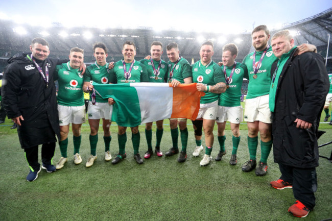 Fergus McFadden, Jordan Larmour, Joey Carbery, CJ Stander, Jacob Stockdale, Peter O'Mahony, Andrew Porter, Kieran Marmion, Ian Henderson and John Ryan