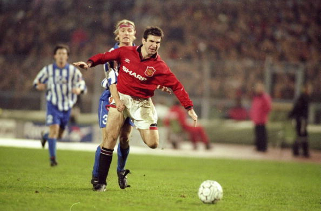 Eric Cantona of Manchester United