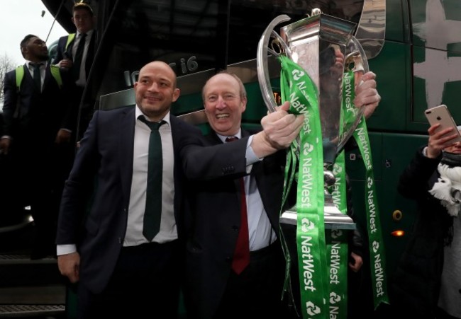 Rory Best and Shane Ross