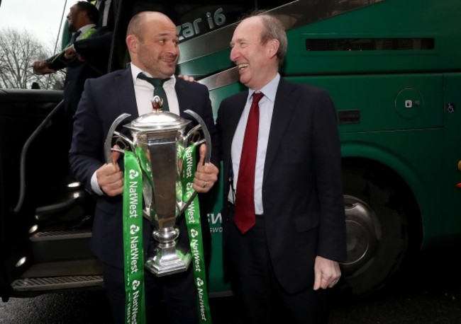 Rory Best and Shane Ross