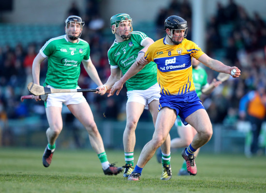 Sean Finn tackles Cathal Malone