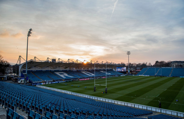 A view of the RDS ahead of the game