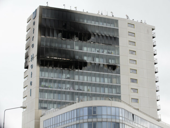 Firefighters question condition of equipment available for fighting the Metro Hotel fire in Ballmun, Dublin