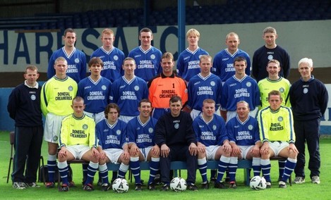 Finn Harps FC Away football shirt 1998 - 1999.
