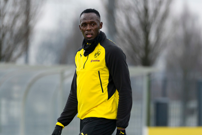 Usain Bolt Trains At Borussia Dortmund