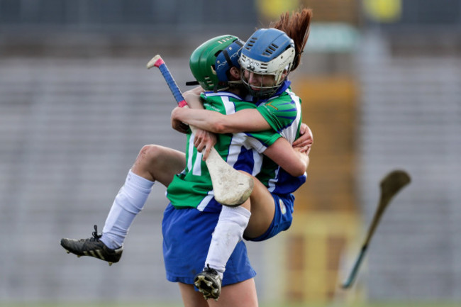 Catherine Moloney and Siobhan Hurley celebrates