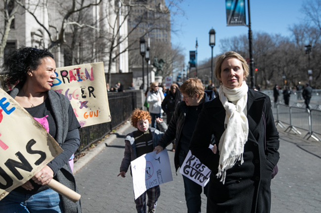 Demonstrators Attend The March For Our Lives Rally Demanding An End To Gun Violence