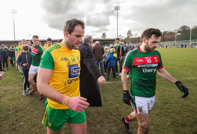 Michael Murphy dejected at the end of the game