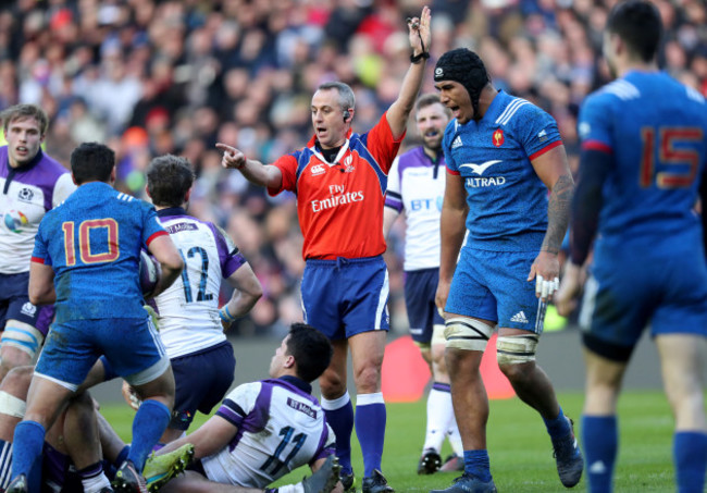 Referee John Lacey