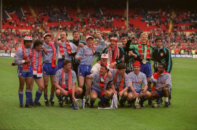 Soccer - Rumbelows League Cup - Final - Nottingham Forest v Manchester United - Wembley Stadium