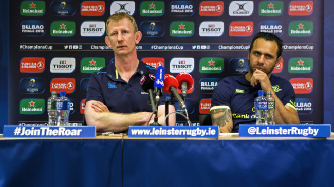 Leo Cullen and Isa Nacewa