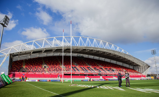 A general view of Thomond Park ahead of the game