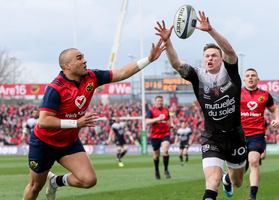 Simon Zebo with Chris Ashton