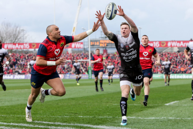 Simon Zebo with Chris Ashton