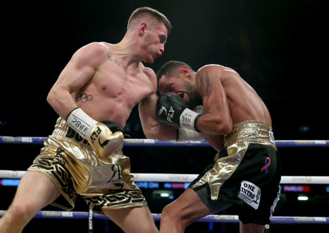 Ryan Burnett with Yonfrez Parejo