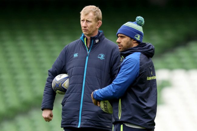 Leo Cullen and Isa Nacewa