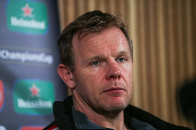 Mark McCall during the post match press conference