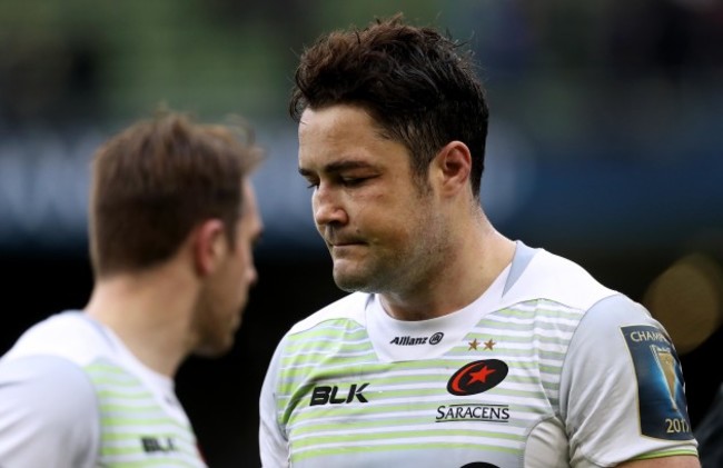 Brad Barritt dejected