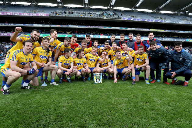 Roscommon team with league cup