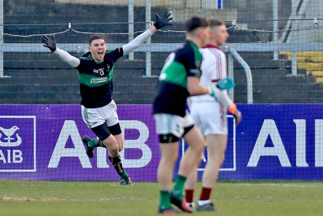 Luke Connolly celebrates scoring a goal