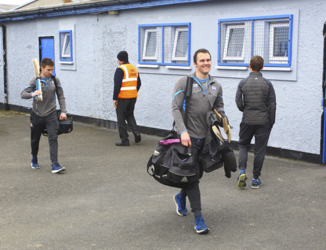 Waterford's Michael Walsh arrives before the game
