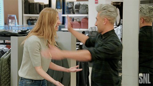 Queer Eye Hug GIF by Saturday Night Live-downsized_large